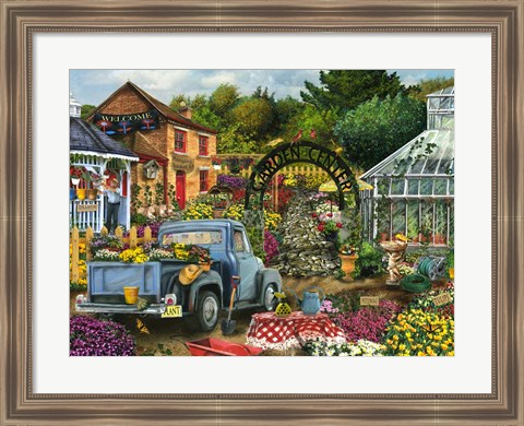 Framed Garden Center Print