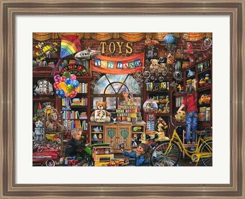 Framed Toyland Print