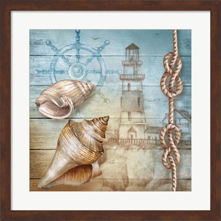 Framed Lighthouse VII Print