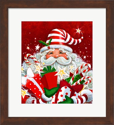 Framed Magical Santa Print