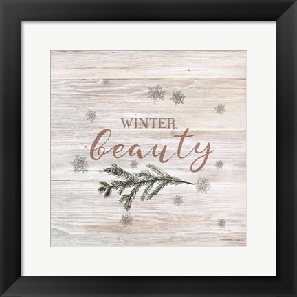 Framed Winter Beauty II Print