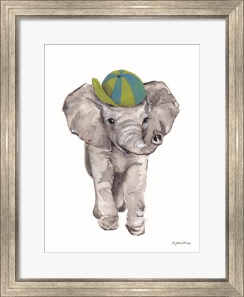 Framed Baby Elephant Print