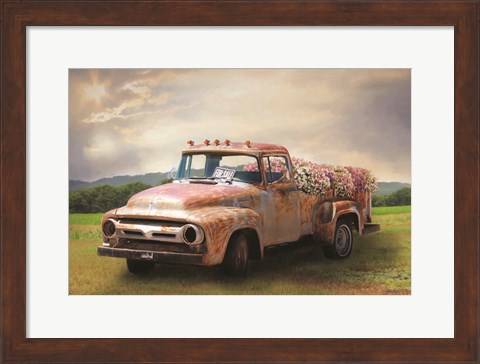 Framed Truckload of Beauty Print