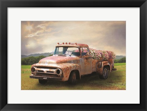 Framed Truckload of Beauty Print