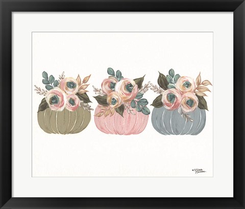 Framed Pumpkin Trio Print