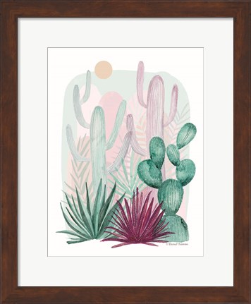 Framed Cactus Summer Print