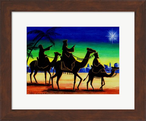 Framed Bright Shining Star Print