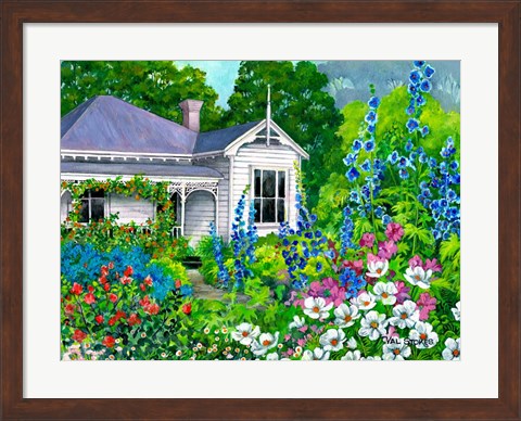 Framed Grandma&#39;s Garden Print