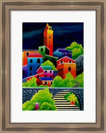 Framed Mediterranean 6 Print