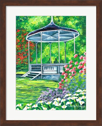 Framed Summerhouse Shade Print