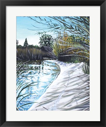 Framed Sandy Reeds Print