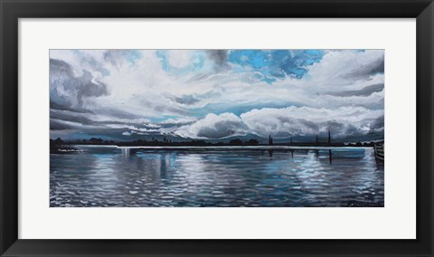 Framed Panoramic Painting Print