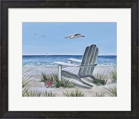 Framed Pelican Print