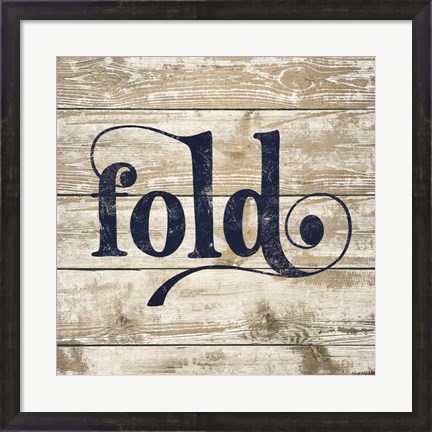 Framed Fold Print