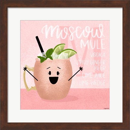 Framed Moscow Mule Print