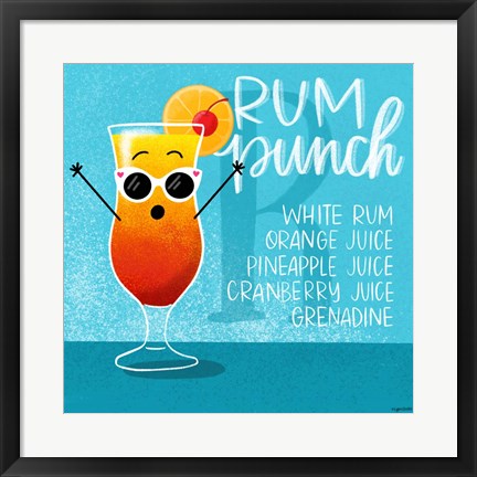 Framed Rum Punch Print