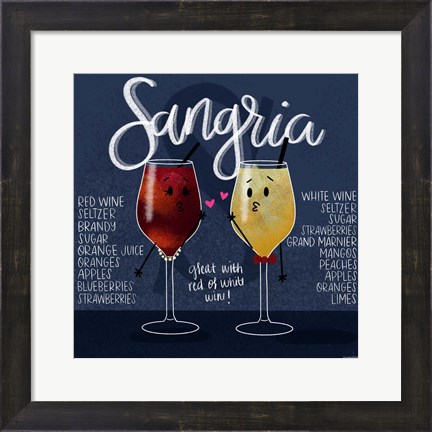 Framed Sangria Print