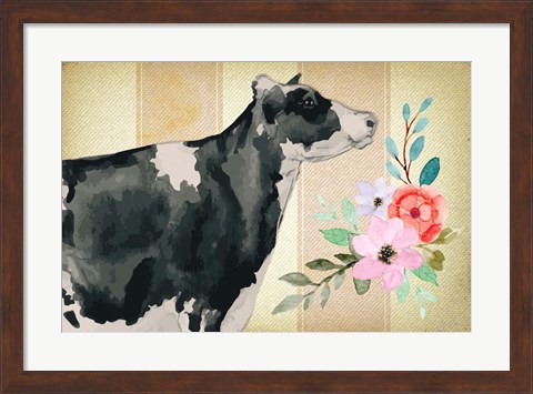 Framed Farmhouse Floral II Print