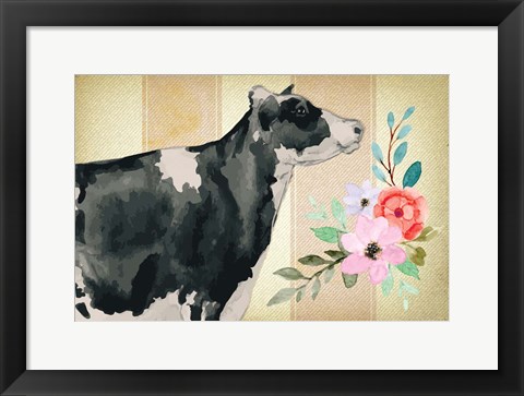 Framed Farmhouse Floral II Print