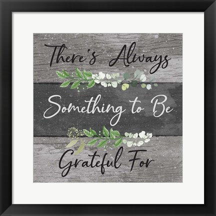 Framed Grateful Print