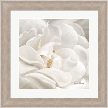 Framed Neutral Rose No. 1 Print