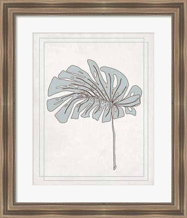 Framed Tropical Monstera IV Print