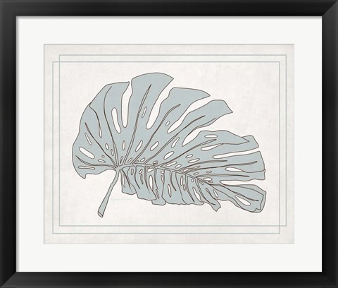 Framed Tropical Monstera II Print