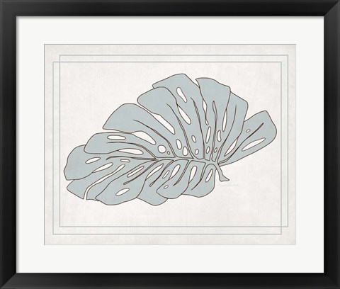 Framed Tropical Monstera I Print