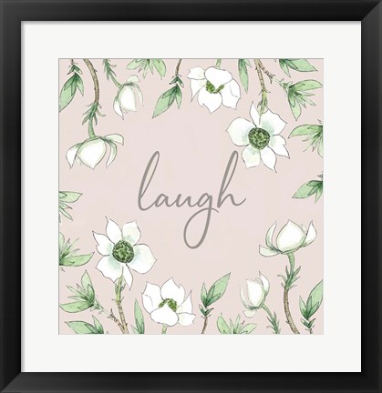 Framed Laugh Print