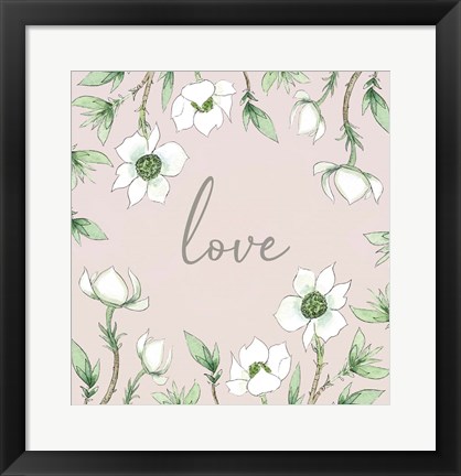 Framed Love Print