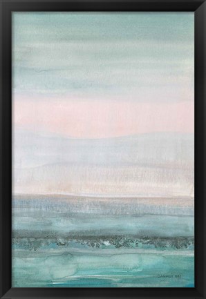 Framed Pastel Seascape Print