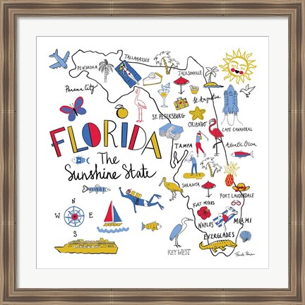 Framed Florida Print