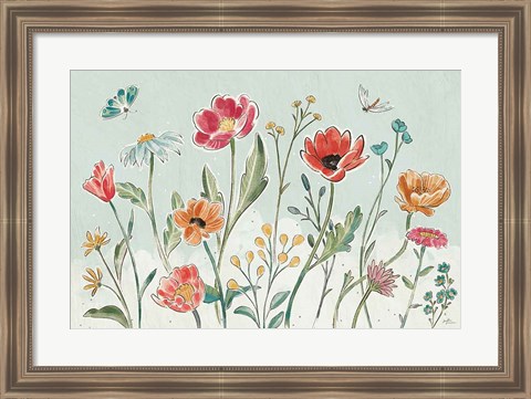 Framed Boho Field X Print