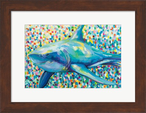 Framed Chatham Shark Print