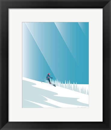 Framed Lapland No Words Print