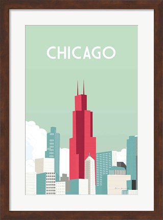 Framed Chicago Print