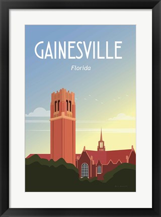 Framed Gainesville Print