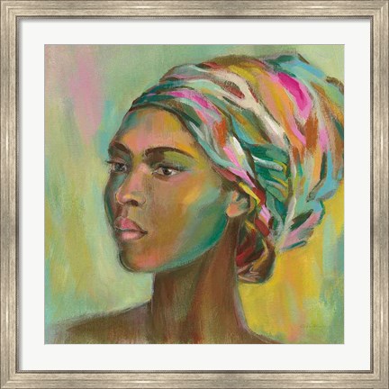 Framed African Woman II Print