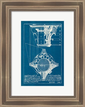 Framed Architectural Drawings X Blueprint Print