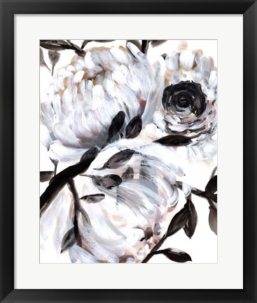 Framed Farmhouse White Bush II Print