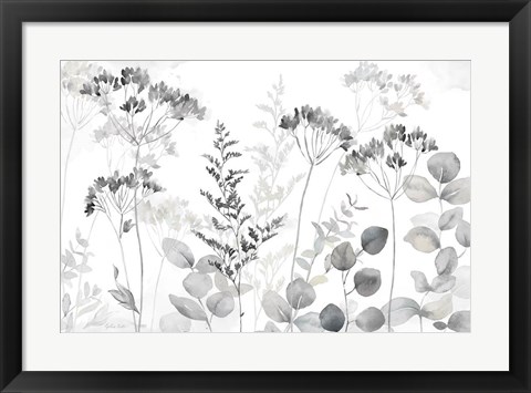 Framed Botanical Landscape neutral Print