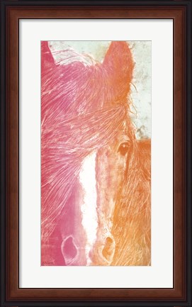 Framed Colorful Horse panel Print