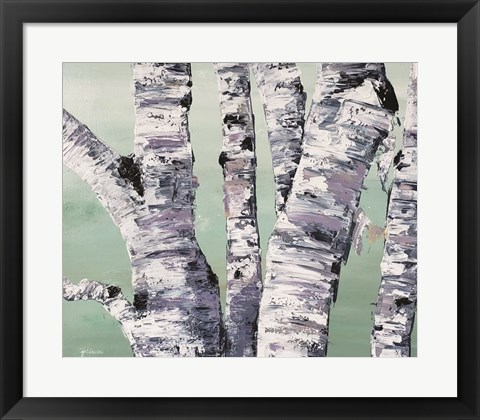 Framed Birch Tree Close Up II Print