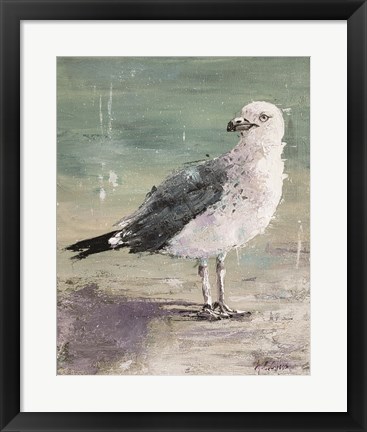 Framed Beach Bird IV Print