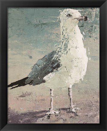 Framed Beach Bird VII Print