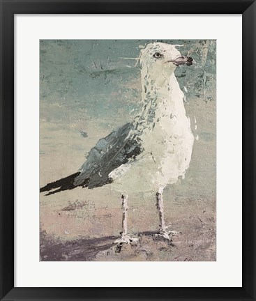 Framed Beach Bird VII Print