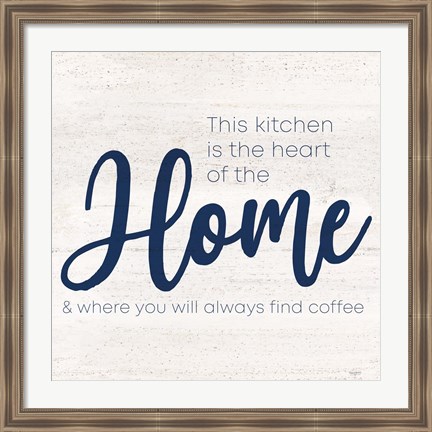 Framed Coffee Kitchen Humor VI-Home Print