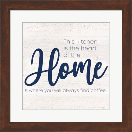 Framed Coffee Kitchen Humor VI-Home Print