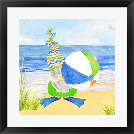 Framed Gnomes of Summer I Print