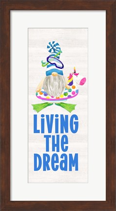 Framed Gnomes of Summer vertical I-Dream Print